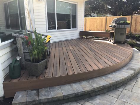 Fiberon Ipe Composite Deck In Mukilteo Washington By Sublime Garden Design Sublime Garden