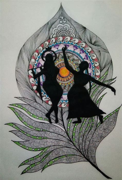 Radha krishna.. | Doodle art, Art, Doodles