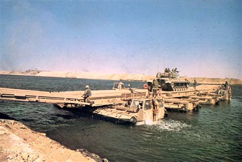 IDF ARMOR חיל השריון צה ל Yom Kippur War IDF crossing the Suez canal