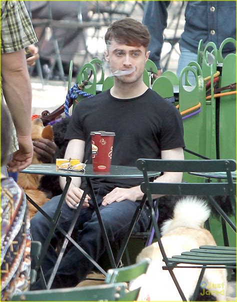 Daniel Radcliffe Walks Multiple Dogs While Filming Trainwreck In