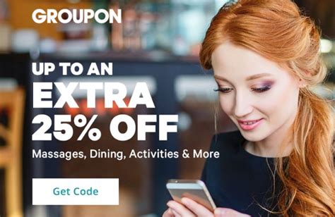 Groupon Discount Get 25 Off With Code Sale25 Coding Discounted Groupon