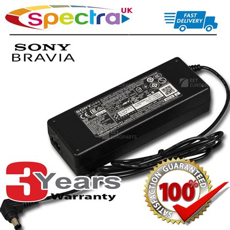 Original Genuine Sony Bravia TV Power Supply AC Adapter Cable Lead