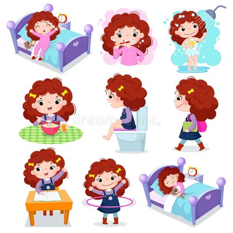 Daily Routine Clipart Pictures Free