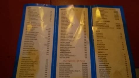 Menu At The Clay Pot Dehradun Paras Plaza