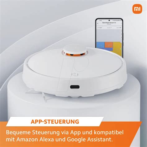 Xiaomi S12 Robot Vacuum Mi Robot Vacuum S12 White At Reichelt Elektronik