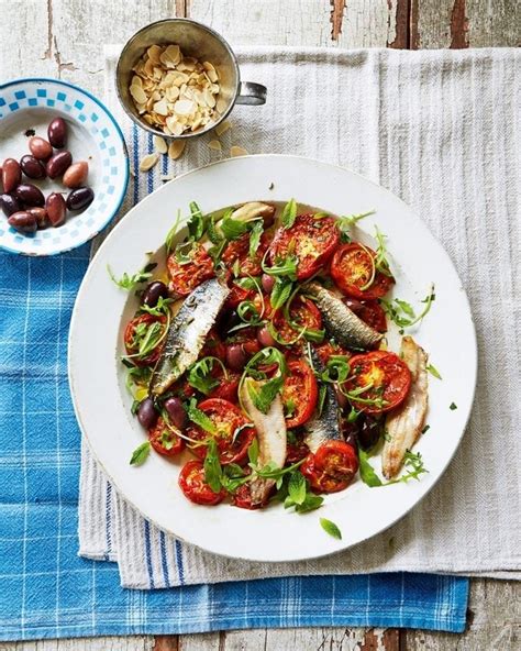 Roasted Tomato And Sardine Salad Recipe Delicious Magazine