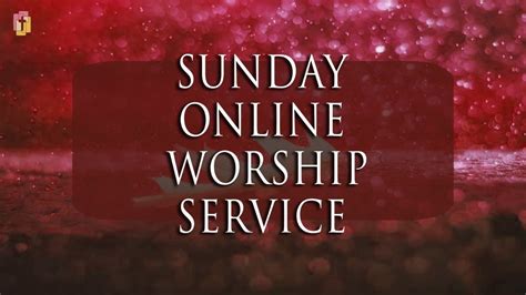 Online Live Sunday Worship Service 10 May 2020 Agape Grace