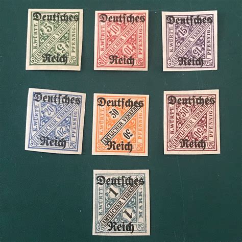 German Empire 1920 - Official stamps with an overprint - Catawiki