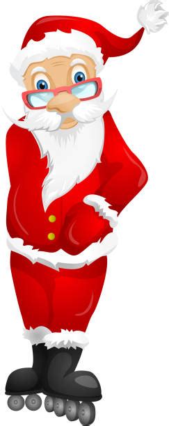 Roller Skating Santa Illustrations Royalty Free Vector Graphics And Clip