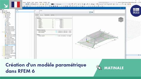 Matinale De Dlubal Software Cr Ation D Un Mod Le Param Trique Dans