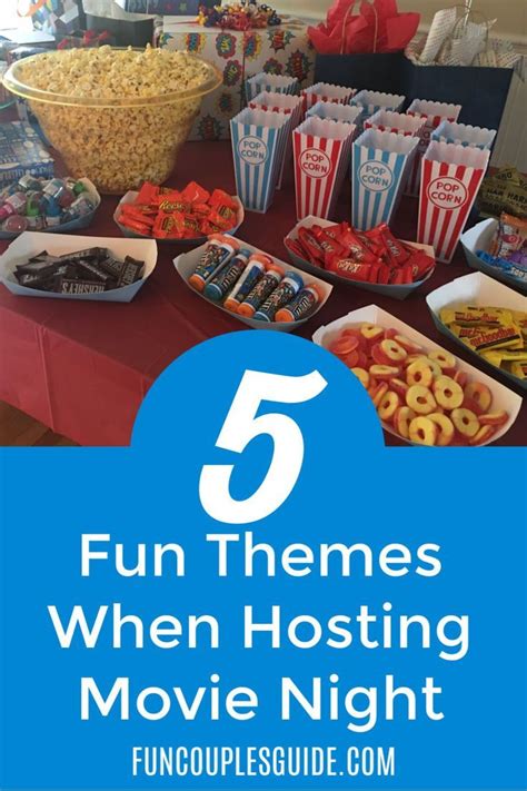 Ideas For Having A Movie Night At Your Home 5 Different Movie Themes