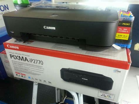 Canon Ip2770 ตลับแท้เปล่าพร้อมชุดแท้งค์ พร้อมหมึกเต็มแท้งค์4สี Shopee Thailand