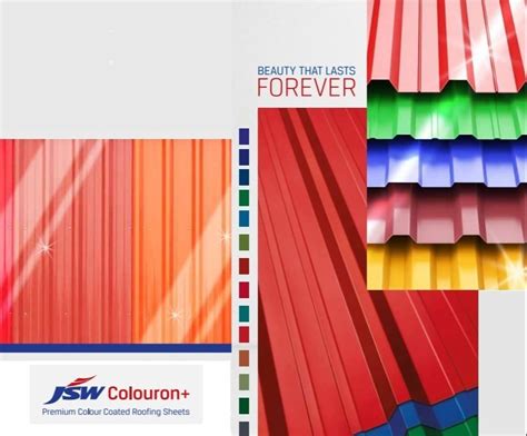 Jsw Colouron Plus Color Coated Roofing Sheet At Best Price In Surat