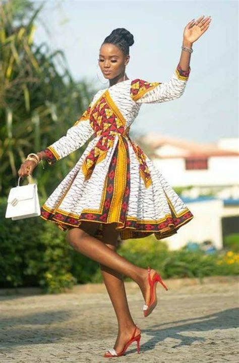 Ankara Dress African Print Dress Ankara Knee Len Dress Ankara Skater