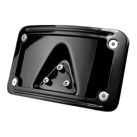 Kuryakyn Curved Laydown License Plate Frame Mount For Harley Revzilla