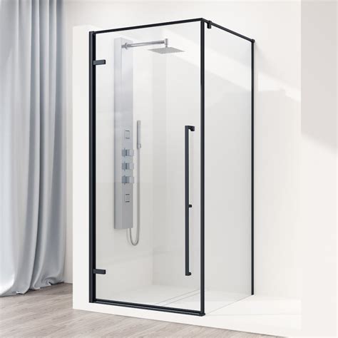 Vigo Vigo Meridian 34 In W X 34 In D X 73 In H Framed Hinged Shower Enclosure In Matte