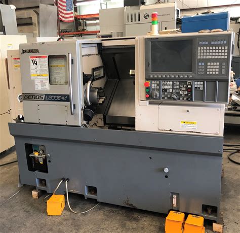 Used Okuma Genos L E M Cnc Lathe