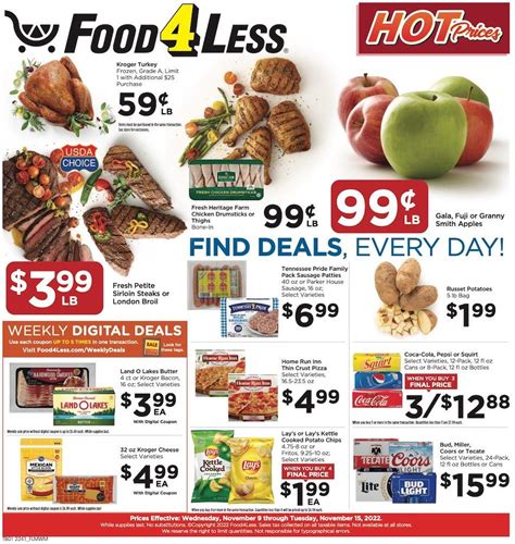 Food 4 Less Weekly Ad Nov 9 - 15, 2022 - WeeklyAds2