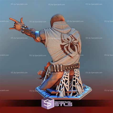 Scarlet Spider Man Bust Stl Files 3d Model Specialstl