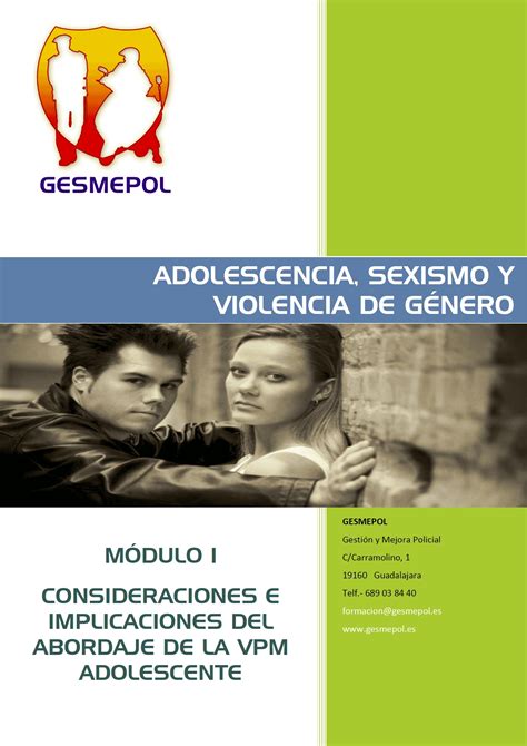 Adolescncia Sexismo Y Violencia De G Nero