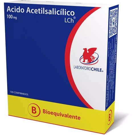 Acido Acetilsalicilico Comprimidos 100 Mg X 100 Farmacias Roraima