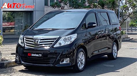 KM 76 000 Toyota Alphard Facelift 2 4 X ATPM 2012 Captain Seat Black On