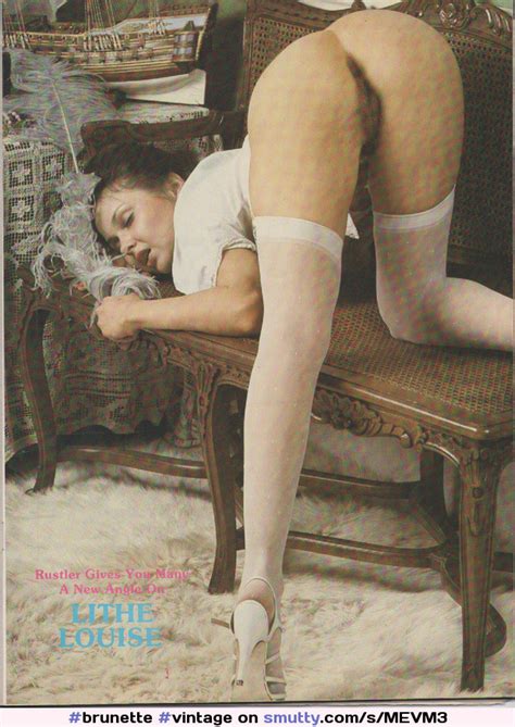 Spread Hairy Vintage Pussy