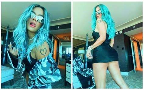 Karol G Encendió Las Redes Sociales Con Un Corto Vestido Negro Infobae