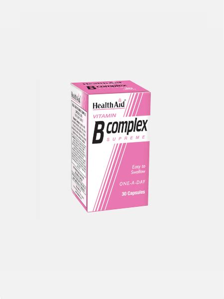 Vitamin B Complex 30 cápsulas Health Aid