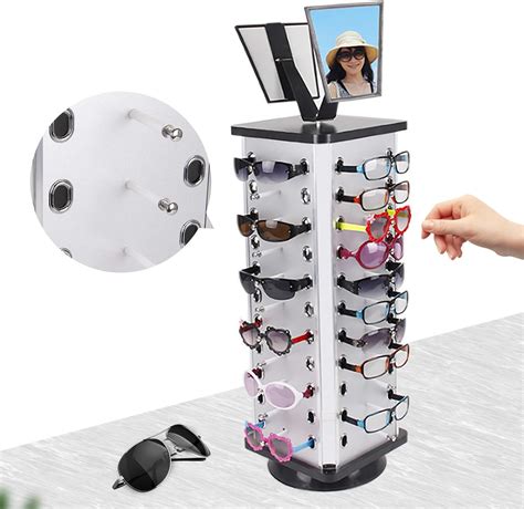 Amazon Yiponyt Rotating Sunglass Display Rack Pairs