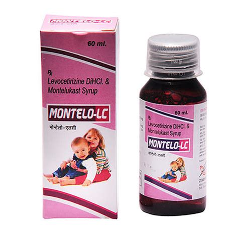 Levocetirizine And Montelukast Syrup Manufacturer Wholesaler Supplier