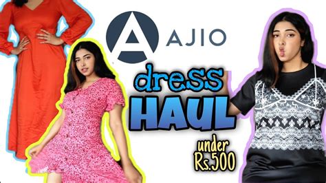 Ajio Dress Haul Ajio Dress Under Ajio Tryon Haul Dress