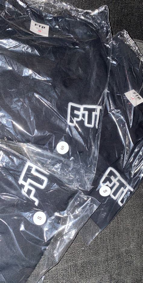 Fuck The Population Ftp Glow Logo Tee Black Grailed