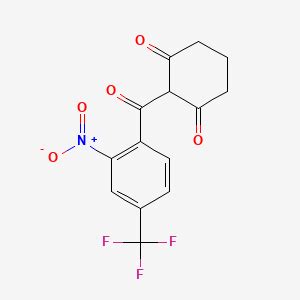 Nitisinone | C14H10F3NO5 | CID 115355 - PubChem