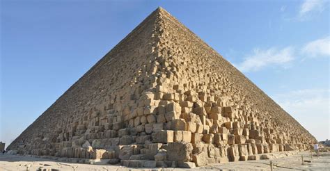 The Great Pyramid of Giza; built by King Khufu nearly 4,500 years ago ...