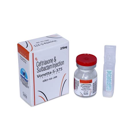 Mg Ceftriaxone Mg Sulbactam Mg Injection Prescription