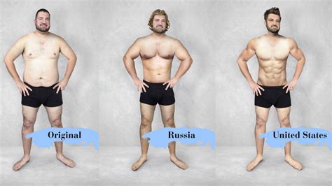 Perceptions Of Perfection Photoshop Experiment Reveals The Ideal Man Around The World Ctv News