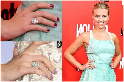 Celebrities With Small Diamond Engagement Rings Diamond Engagement