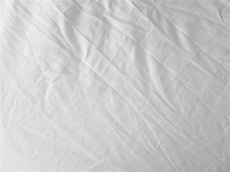 Wrinkled White Fabric