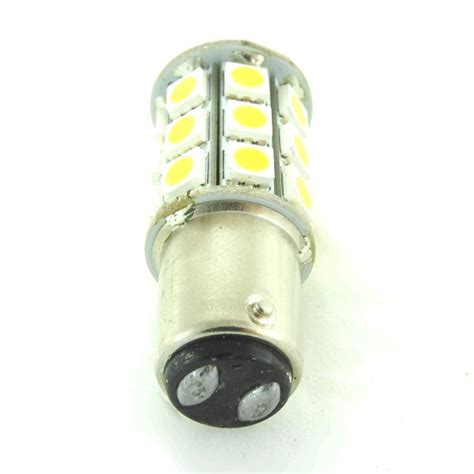 10 30v 27 Led Bulb Offset Pins Warm White Smart Marine