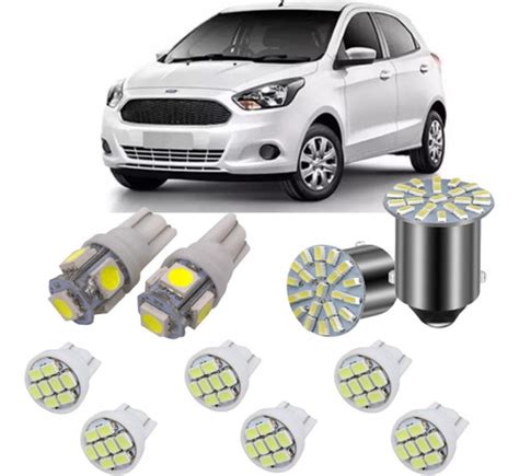 Kit L Mpadas Led Ford Ka Ilumina O Teto Placa R K V Mercadolivre