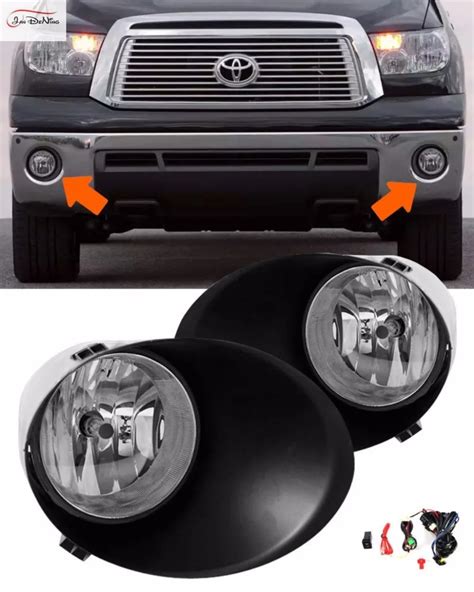 Jandening Car Fog Lights For Toyota Tundraoem Clear Front Fog