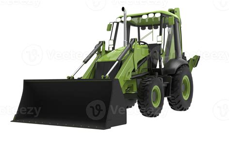 Green Jcb Tractor Excavator Heavy Duty Equipment Vehicle Png