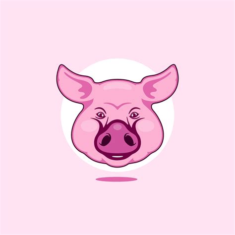 Cartoon Pig Head