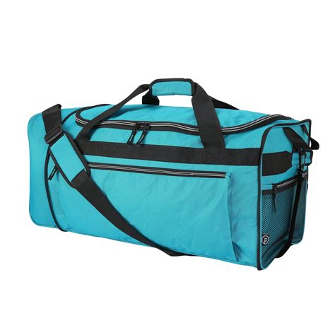 Prot G Adult Collapsible Rolling Travel Duffel Teal Walmart