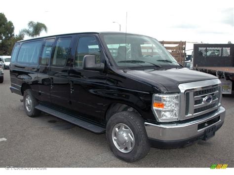 2013 Black Ford E Series Van E350 Xlt Extended Passenger 104038837 Car Color