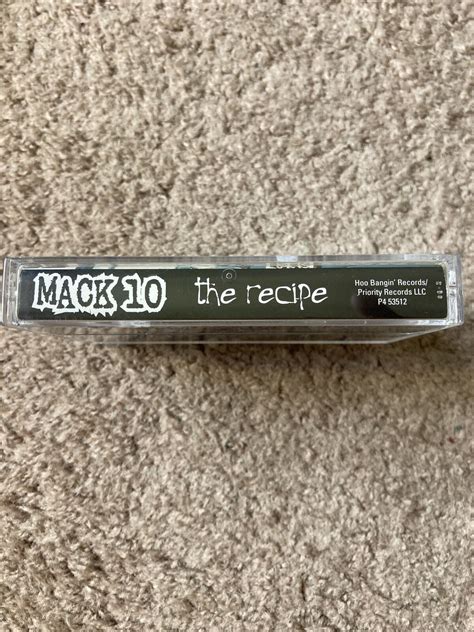 Mack 10 ‘the Recipe Album Cassette 1998 Mc Eiht Cj Mac Tray Dee