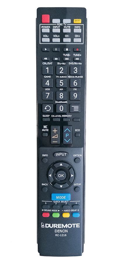 DENON RC 1216 TV Control Mini TV Remote Control Duplicate 17 0