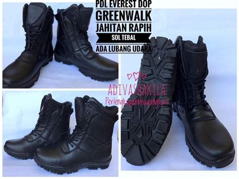 Jual SEPATU PDL POLISI TNI SECURITY DISHUB PNS GREENWALK EVEREST Di