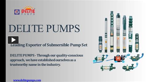 Ppt Industrial Submersible Pump Powerpoint Presentation Free To